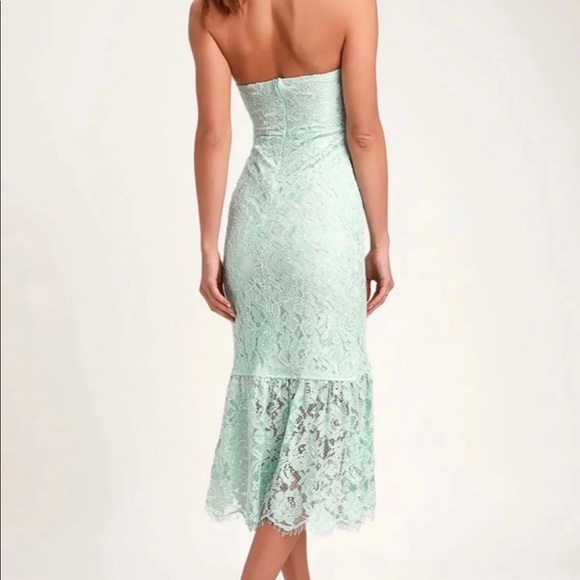 Beautiful Mint Lace Dress! - Picture 2 of 3
